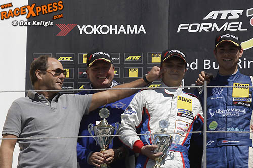 Lucas Auer Van Amersfoort Racing F3 Gerhard Berger: Payback-time Champagne